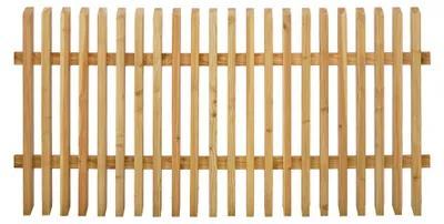 Produktbild von Ligna Gard Lattenzaun Lugano abgeschrägt 180x90 cm Holzzaun Lärche mit abgeschrägten Latten