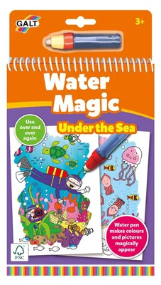 Produktbild von Galt Toys WATER MAGIC - UNDER THE SEA, 6 Seiten, Junge/Mädchen, Marker enthalten, Bilder-Set zum Ausmalen