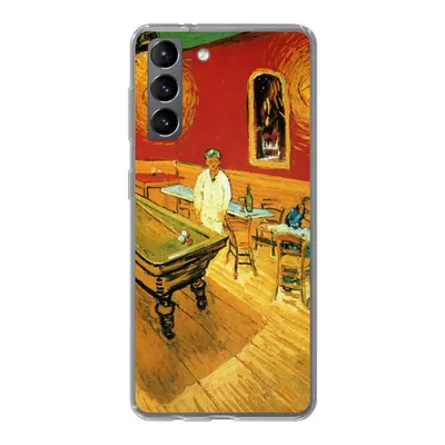 Produktbild von MuchoWow® Handyhülle Schutzhülle Hülle für Samsung Galaxy S21 Das Nachtcafé - Vincent van Gogh Silikon Softcase Handy Hülle - Softcase