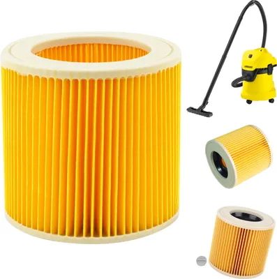 Zdjęcie produktu dla Filtr do odkurzacza Karcher Model WD3, WD4 wkład filtracyjny 12x11,5 cm