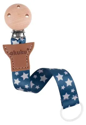 Zdjęcie produktu dla A0584 Tasiemka Do Smoczka Gwiazdki Srebre