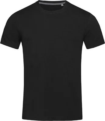 Produktbild von Stedman ST9600 | Crew Neck Clive Herren T-Shirt - Farbe: Black Opal - Größe: L