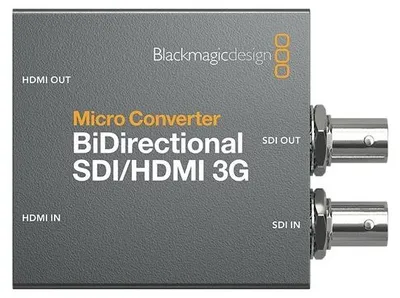Produktbild von Blackmagic Design Micro Converter BiDirect SDI/HDMI 3G, Aktiver Videokonverter, Silber, 720p, 1080i, 1080p, 2560p, YUV, SDI/HDMI, SDI/HDMI
