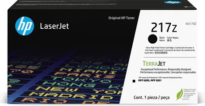 Image de HP 217Z noir cartouche toner LaserJet originale, très haute autonomie