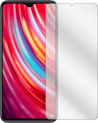 A screen protector is placed over a smartphone display.