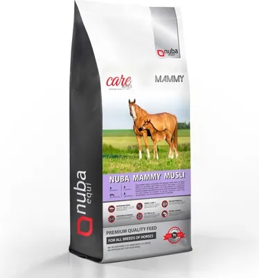 Image de Aliment pour chevaux Nuba Mammy Muesli, haute teneur en énergie, probiotiques