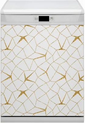 Produktbild von Abwaschbar 60x70 cm Geschirrspüle Magnetmatte Küche Dekorative  - Goldmosaik