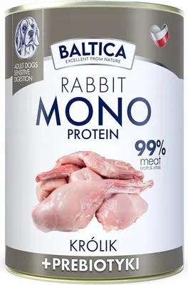 Zdjęcie produktu dla Baltica NutraCeutic Królik 99% z prebiotykami Karma dla królika 400 g