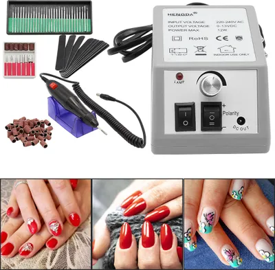 Produktbild von Peviasot Elektrische Nagelfräser Pediküre Nagelfeile Maniküre Set Nagelschleifer Nagelstudio Fräser Nagel Design