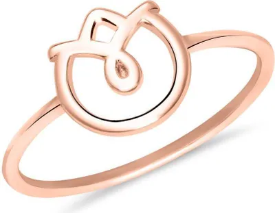 Produktbild von Ring Blüte für Damen von lanii aus Sterlingsilber, rosé