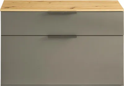 Produktbild von Bewegliche Schuhbank mit 1 Tür und 1 Schublade,, Grau Holz für den Eingangsbereich Matie
