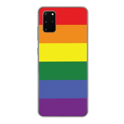 Produktbild von MuchoWow® Handyhülle Schutzhülle Hülle für Samsung Galaxy S20 Plus Regenbogen - Stolz - Regenbogenfahne Silikon Softcase Handy Hülle - Hartschale