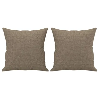 Immagine prodotto di Cuscini Decorativi 2 pz Tortora 40x40 cm in Tessuto