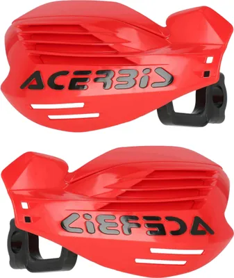 Image de ACERBIS Protège-mains ouverts universels rouge/noir X-Force