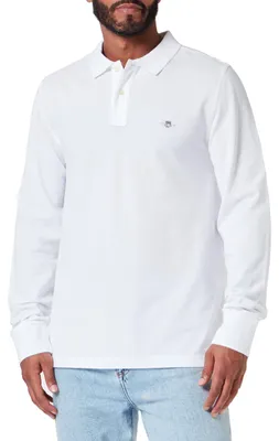 Zdjęcie produktu dla Gant polo regular fit biała bawełna
