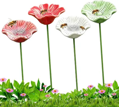 Produktbild von Bienenbad für den Garten | Keramische Schmetterlingsfutterschale für den Außenbereich