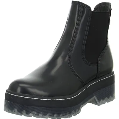 Obrázek produktu pro Tamaris Dámské kotníkové boty na platformě Chelsea Boots 1-25958-25, velikost:38 EU, barva:černá