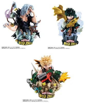 Immagine prodotto di My Hero Academia Petitrama EX Series Sammelfiguren 3er-Pack Type-Decision Set 9 cm