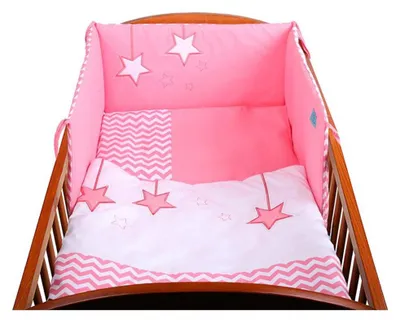 Produktbild von 3-teilige Bettwäsche Belisima Star 100/135 rosa