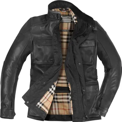 Produktbild von Bogotto Bristol NG Motorrad Lederjacke, schwarz, M