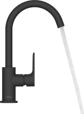 Image de hansgrohe Rebris S Mitigeur monocommandé pour lavabo 210, bec pivotant, avec garniture découlement, saillie 154 mm, 72536670