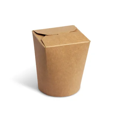 Produktbild von 50 Faltboxen/Dönerboxen/Asiaboxen/Pommesboxen 500 ml braun – PE-beschichtet