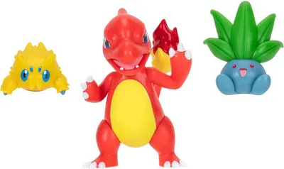 Zdjęcie produktu dla Jazwares Zestaw figurek Pokemon 3 pack Joltik, Oddish, Charmeleon