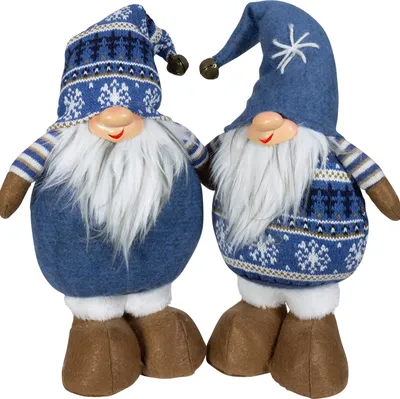 Produktbild von Wichtel 30cm stehend, Pärchen, 2er Set Dekofigur Weihnachten