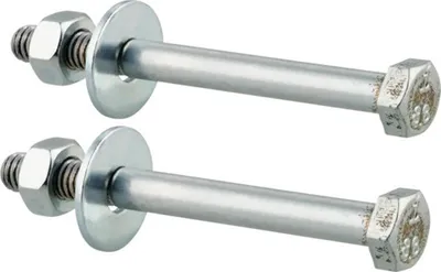 Produktbild von 2x ALBERTS Sechskantschraube D-Fix M10x90 mm Stahl verzinkt für Pfostenträger