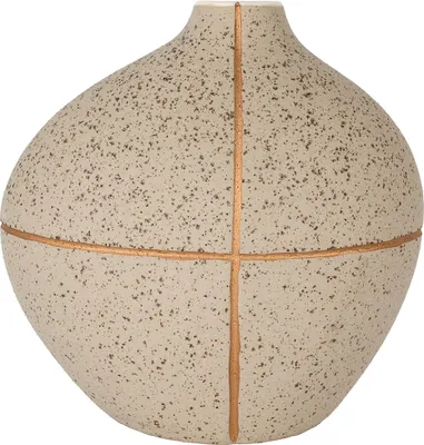 Produktbild von Gilde Vase, Flag , Keramik, creme, VE 2, L. 13 cm, B. 21 cm, H. 21 cm Höhe: 21.00 cm Breite: 21.00 cm Tiefe: 13.00cm 58778