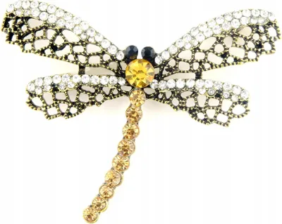 Immagine prodotto di Spilla PINETS LIBELLE Zirconi SHINE Oro Regalo