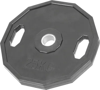 Immagine prodotto di Piastra olimpica Sport-Tec con rivestimento in gomma e impugnatura, allenamento della forza, fitness, bodybuilding, allenamento con i pesi, costruzione muscolare, powerlifting, 1,25 kg, 2,5 kg, 5 kg, 10 kg, 15 kg, 20 kg, 25 kg/pezzo