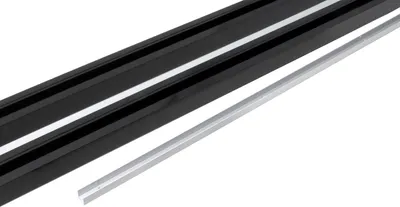 Produktbild von Lamp MFU1200 Führungsschienenset - Aluminium, für MFU1200 Schiebetürsystem, komplett