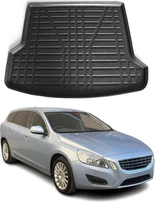 Immagine prodotto di Rivestimento del bagagliaio per Volvo V70 2014-2018 in gomma TPE nero
