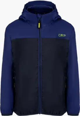 Produktbild von Cmp Kid Jacket Rain Fix Hood Black Blue 104