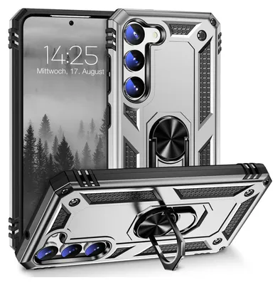 Produktbild von Armor Outdoor Handyhülle für Samsung Galaxy S23 Handy Panzer Case Cover Schutzhülle Farbe: Silber