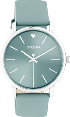 Image de Montre Oozoo bleu marine Cuir Timepieces Femme Montre à quartz analogique UOC10985