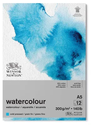 Obrázek produktu pro Blok WINSOR & NEWTON Watercolour Pad, A5 12 listů