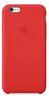 Produktbild von Apple iPhone 6 Leather Case MGR82ZM/A Bright Red