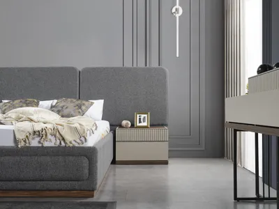 Image de Table de chevet, design, meuble, tables de chevet, bois, chambre à coucher, table d'appoint