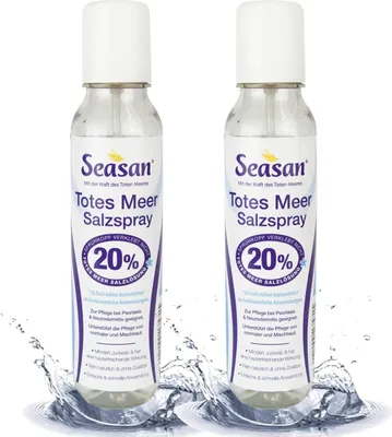 Produktbild von SEASAN Totes Meer Salzspray 150ml in großer Flasche 2er Pack
