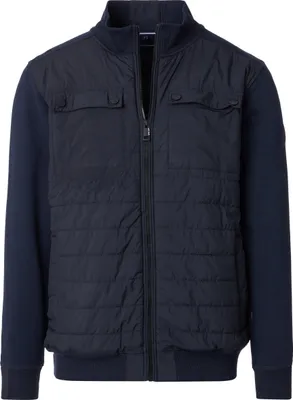 Zdjęcie produktu dla CASAMODA bluza męska stójka mieszanka bawełny niebieski regular XXL