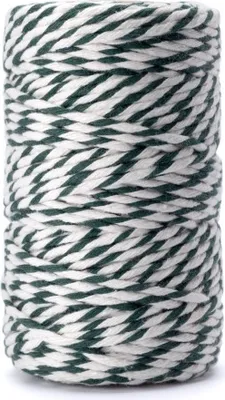 Zdjęcie produktu dla Sznurek bawełniany spożywczy 250g/166m biały/zielony COMBI