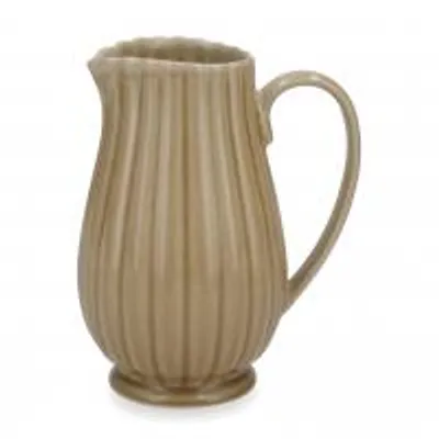 Immagine prodotto di H&H Brocca Lotus In Stoneware Beige Lt 1,08