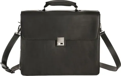 Produktbild von HAROLD'S Leder Businesstasche Laptoptasche mit Laptopfach Country Notebook Briefcase Black schwarz
