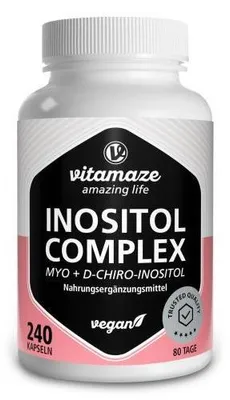 Obrázek produktu pro Inositolový komplex s chromem, vitamínem B6 a kyselinou listovou, kapsle, 240 ks