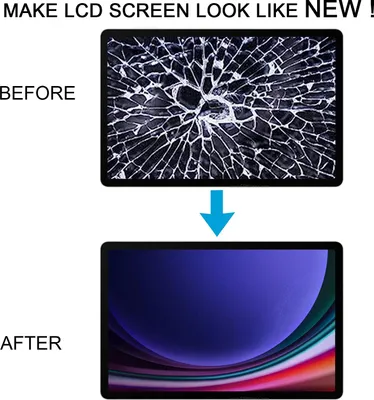Produktbild von Für Samsung Galaxy Tab S9 FE X510 LCD Display Bildschirm Schwarz
