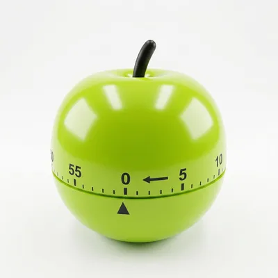 Immagine prodotto di Timer da cucina a forma di uovo, di colore verde, compatto