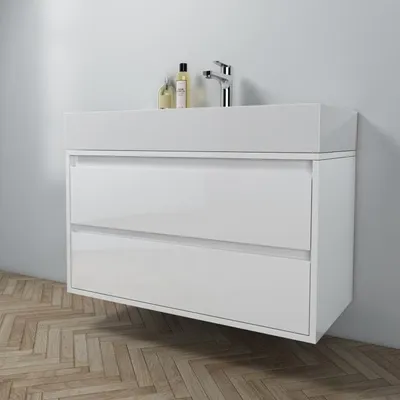 Produktbild von Pure 2.0 Waschtischunterschrank 90 cm mit 2 Auszügen
