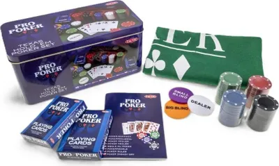 Zdjęcie produktu dla Tactic Texas Hold'em -pokerisetti metallirasiassa